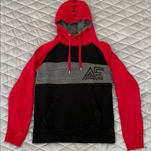 Read & Black American Eagle Hoodie